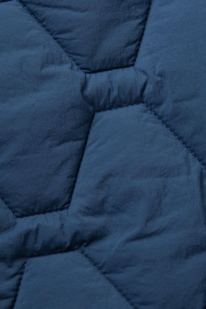 Riciclato: giacca trapuntata leggera, GREY BLUE, detail image number 4