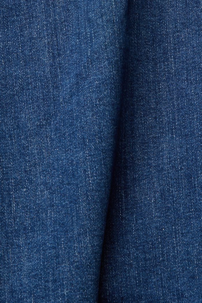 Giacca di jeans in cotone, BLUE MEDIUM WASHED, detail image number 4