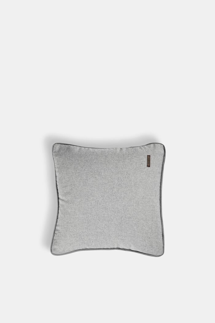 Fodera decorativa per cuscino con cordoncino in velluto, LIGHT GREY, detail image number 0