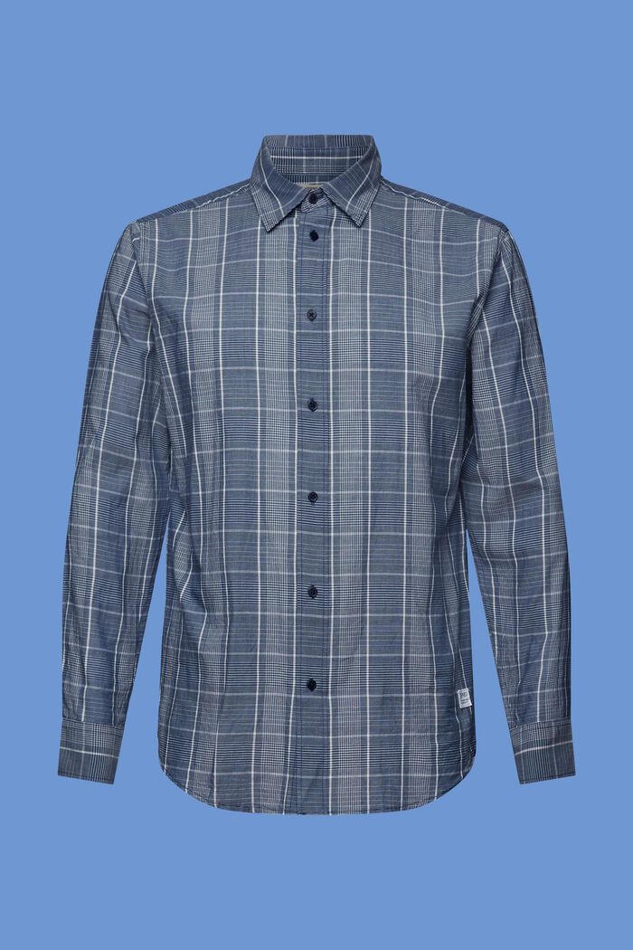 Camicia a quadri leggera, 100% cotone, DARK BLUE, detail image number 5