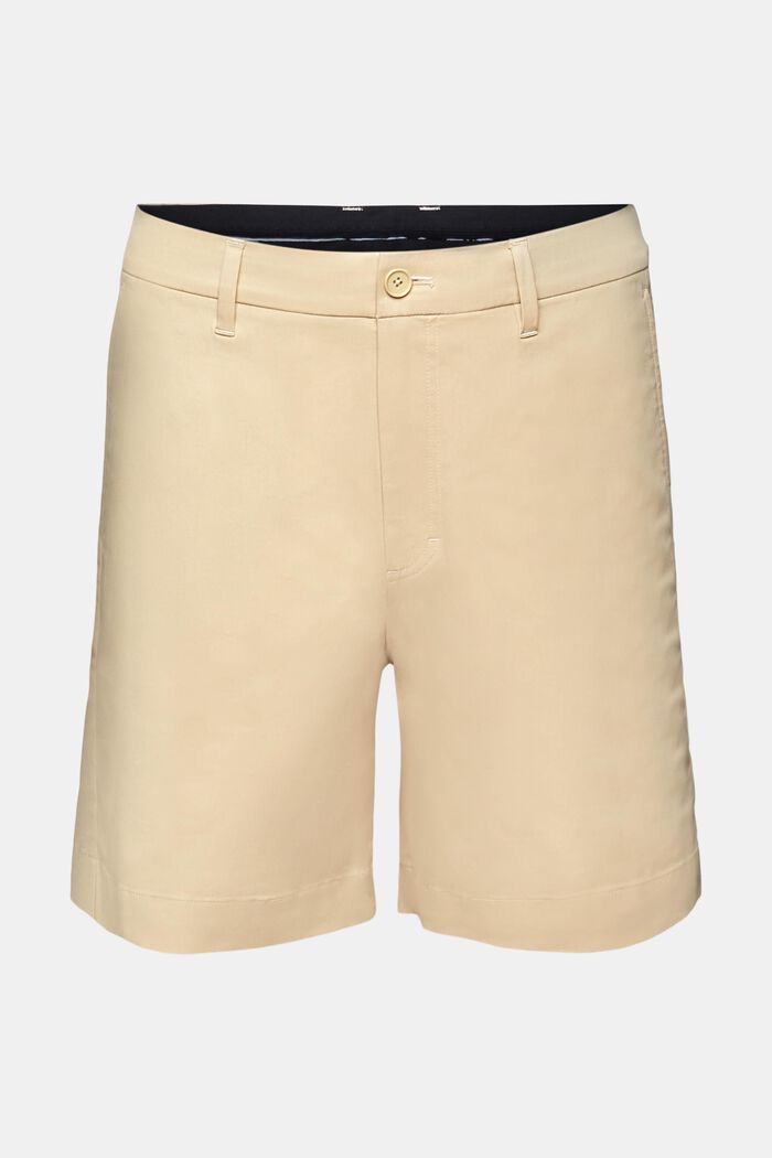 Shorts chino in twill elasticizzato, SAND, detail image number 6