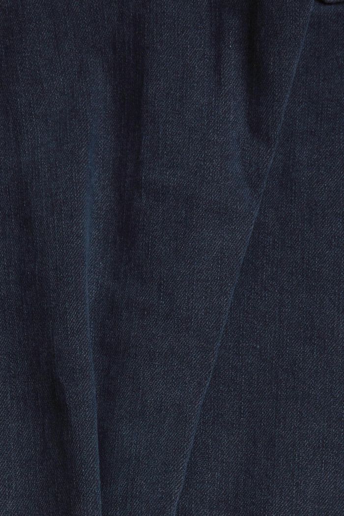 Denim stretch in misto cotone biologico, BLUE BLACK, detail image number 1