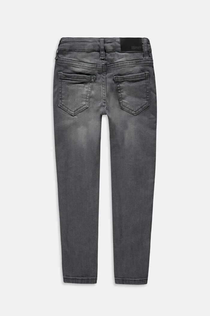 Jeans con vita regolabile, GREY DARK WASHED, detail image number 1