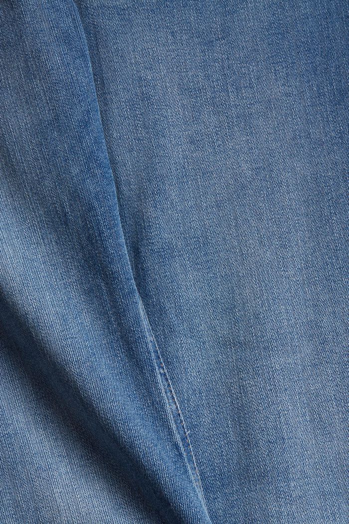 Jeans stretch in misto cotone biologico, BLUE LIGHT WASHED, detail image number 1