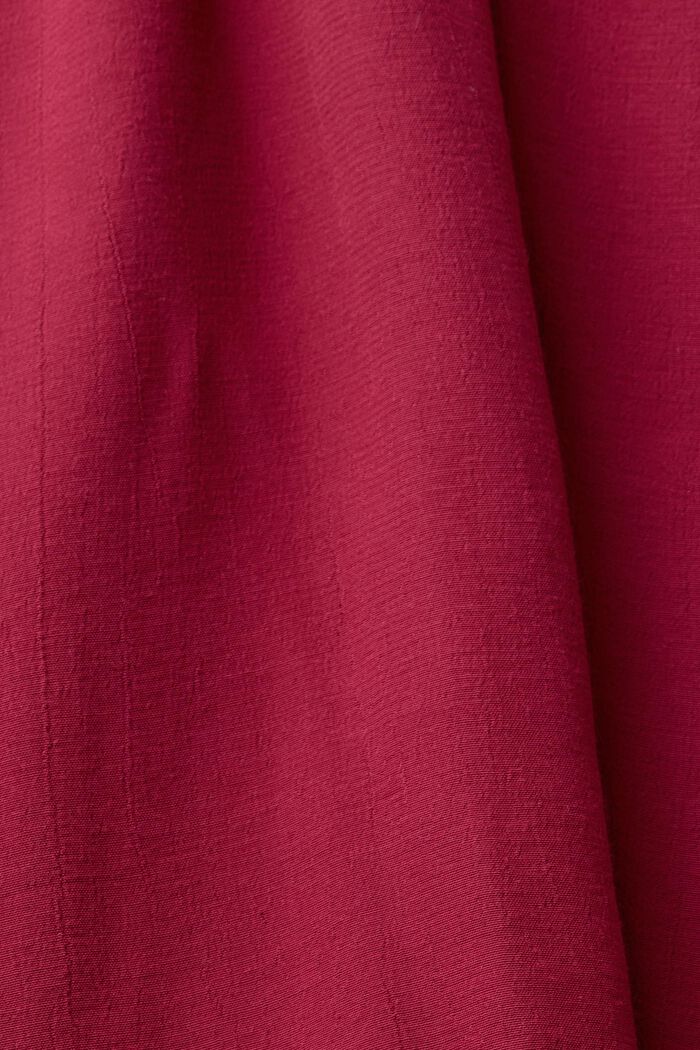 Blusa con dettagli in pizzo, CHERRY RED, detail image number 5