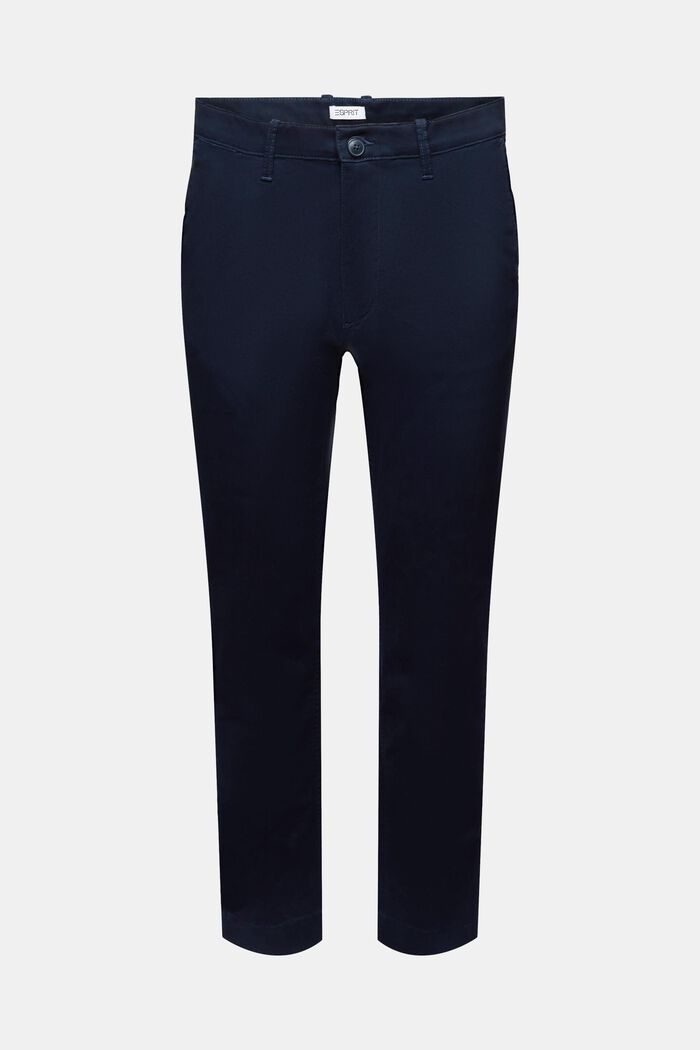Pantaloni chino con gamba slim, NAVY, detail image number 6