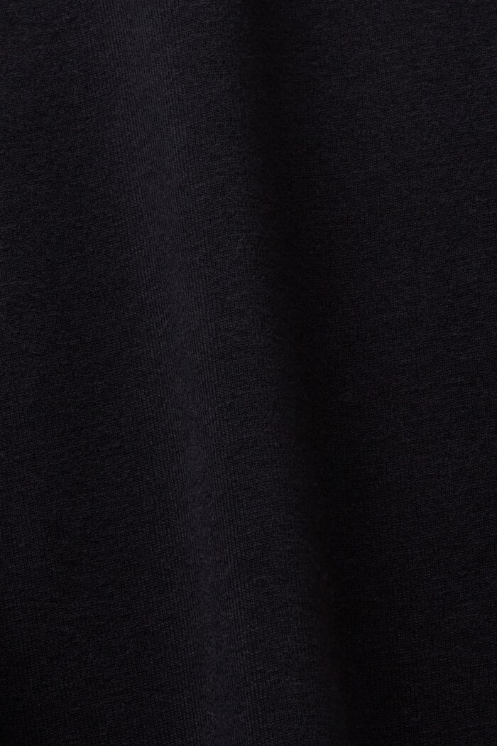 Maglia dolcevita in jersey, BLACK, detail image number 5