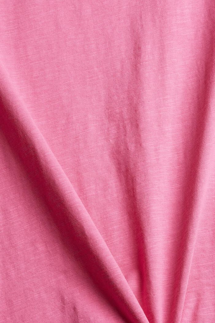 T-shirt in 100% cotone biologico, PINK, detail image number 4