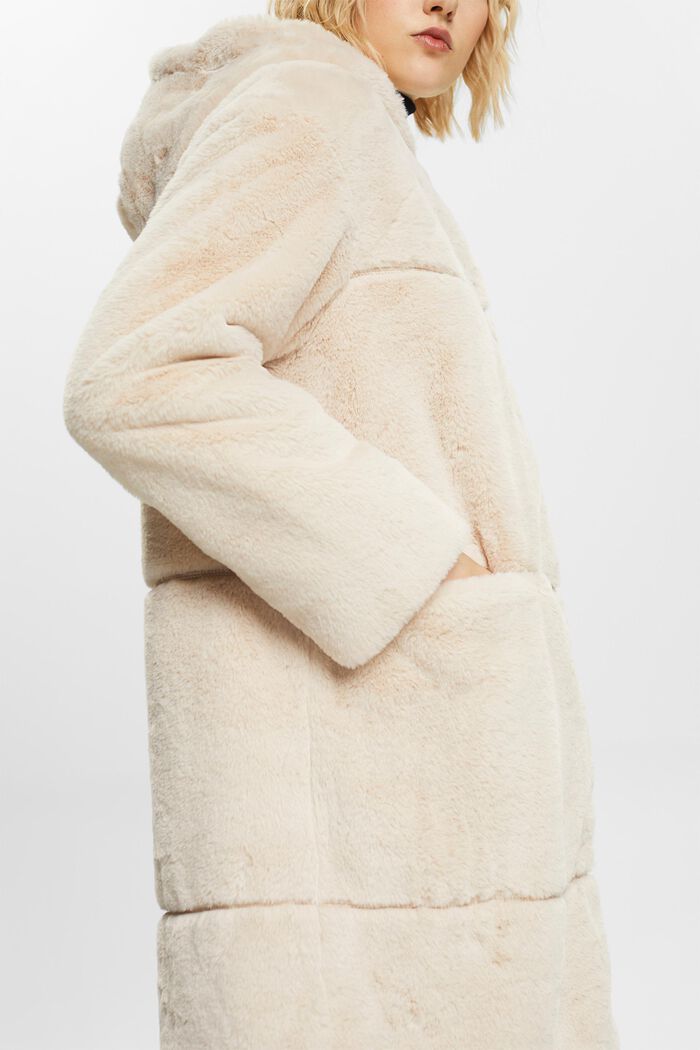 Cappotto in pelliccia sintetica con cappuccio, ICE, detail image number 2