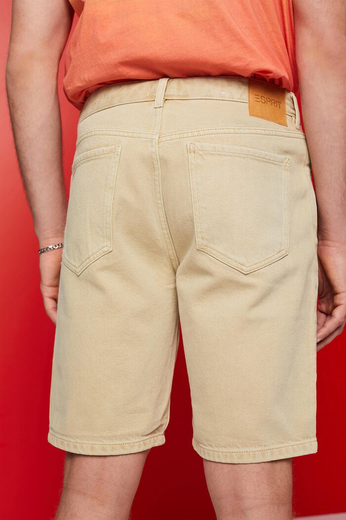 Shorts in denim colorato, SAND, detail image number 4
