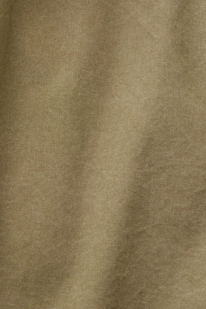 Pantaloni cargo, 100% cotone, OLIVE, detail image number 6