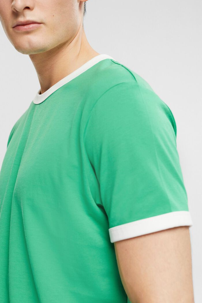 T-shirt in jersey, GREEN, detail image number 2