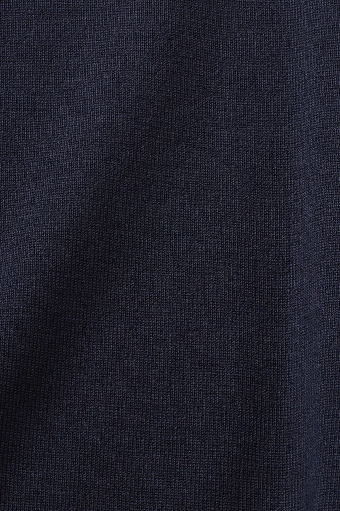 Pullover a manica lunga con collo a tartaruga, NAVY, detail image number 5