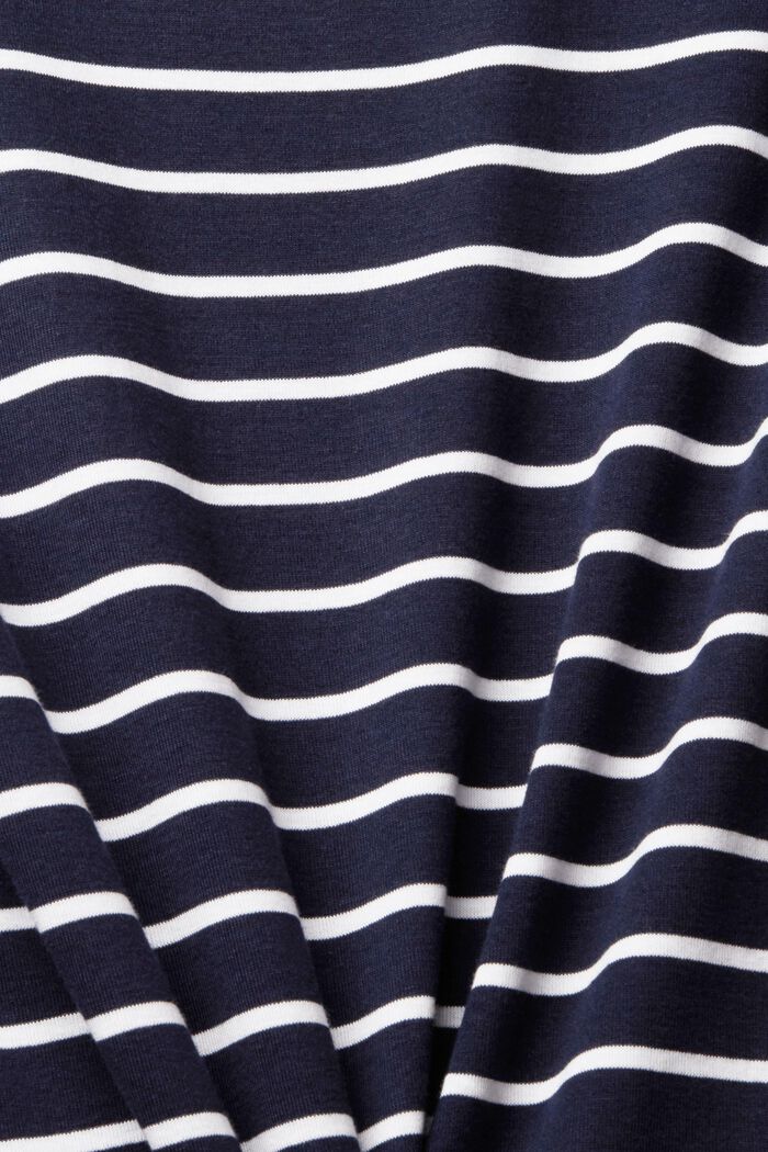 Manica lunga a righe, NAVY, detail image number 5