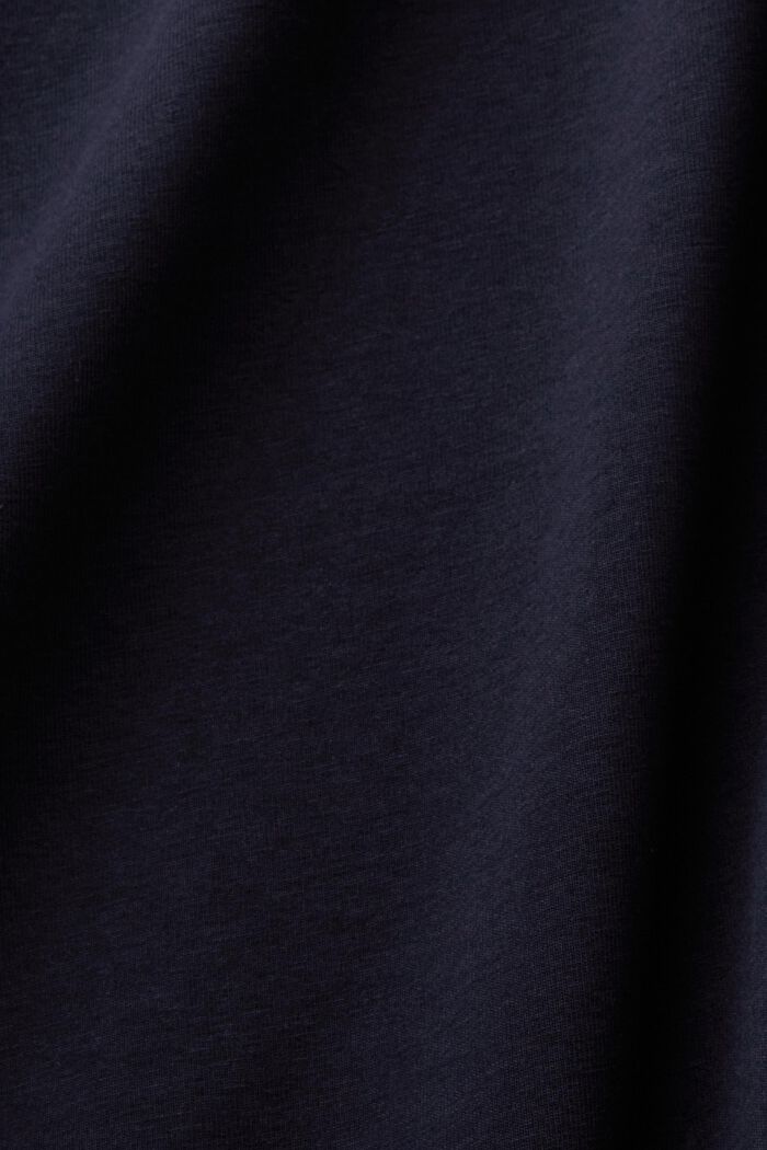 Canotta in jersey di cotone, NAVY, detail image number 4