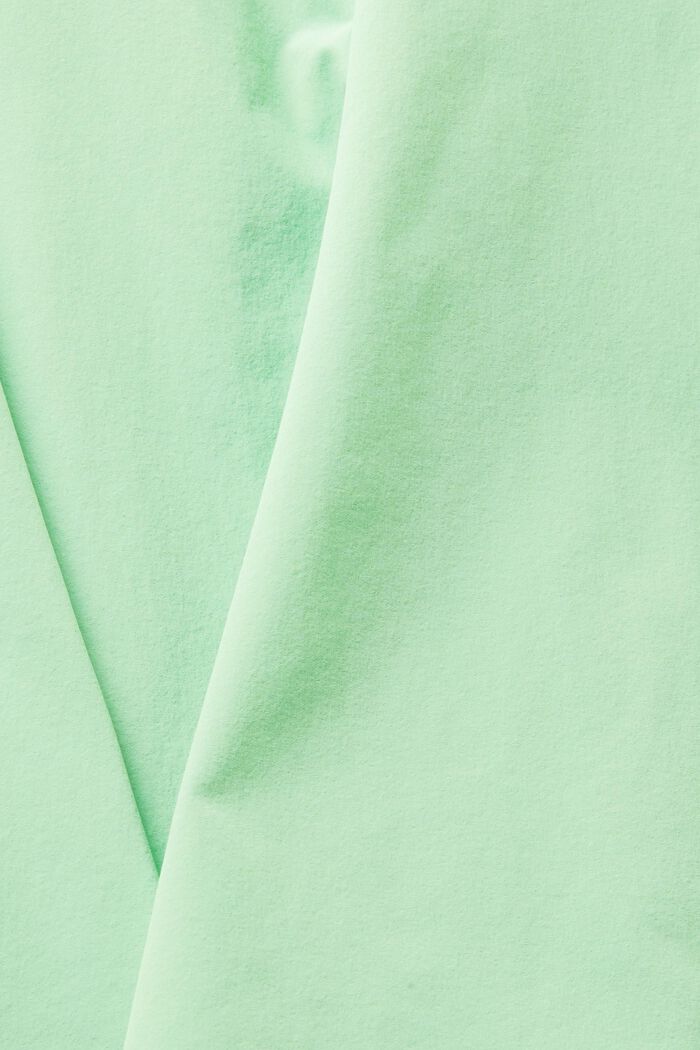 Minigonna-pantaloncino a pieghe aderente e svasata, LIGHT GREEN, detail image number 6