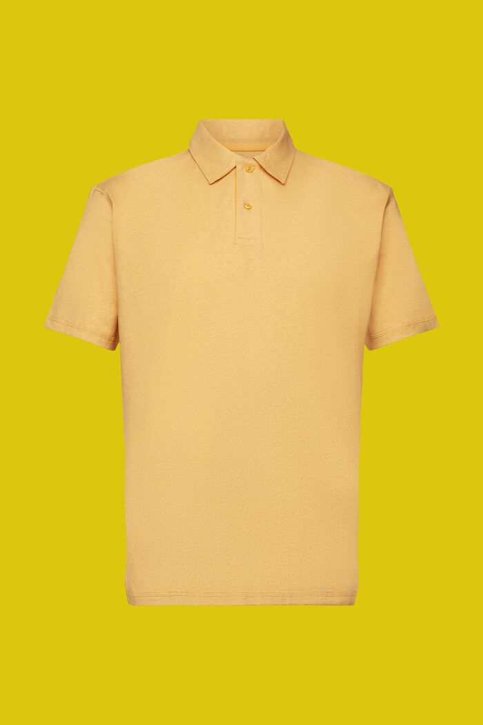 Polo in jersey di cotone, SUNFLOWER YELLOW, detail image number 6
