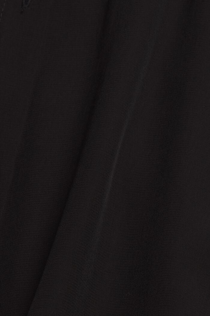 Camicetta lunga con LENZING™ ECOVERO™, BLACK, detail image number 4