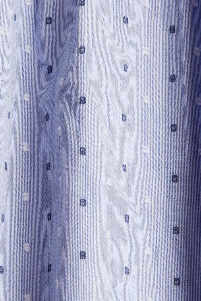 Blusa con struttura dobby, LIGHT BLUE, detail image number 4