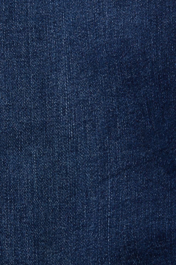 Jeans dal taglio bootcut a vita media, BLUE DARK WASHED, detail image number 5