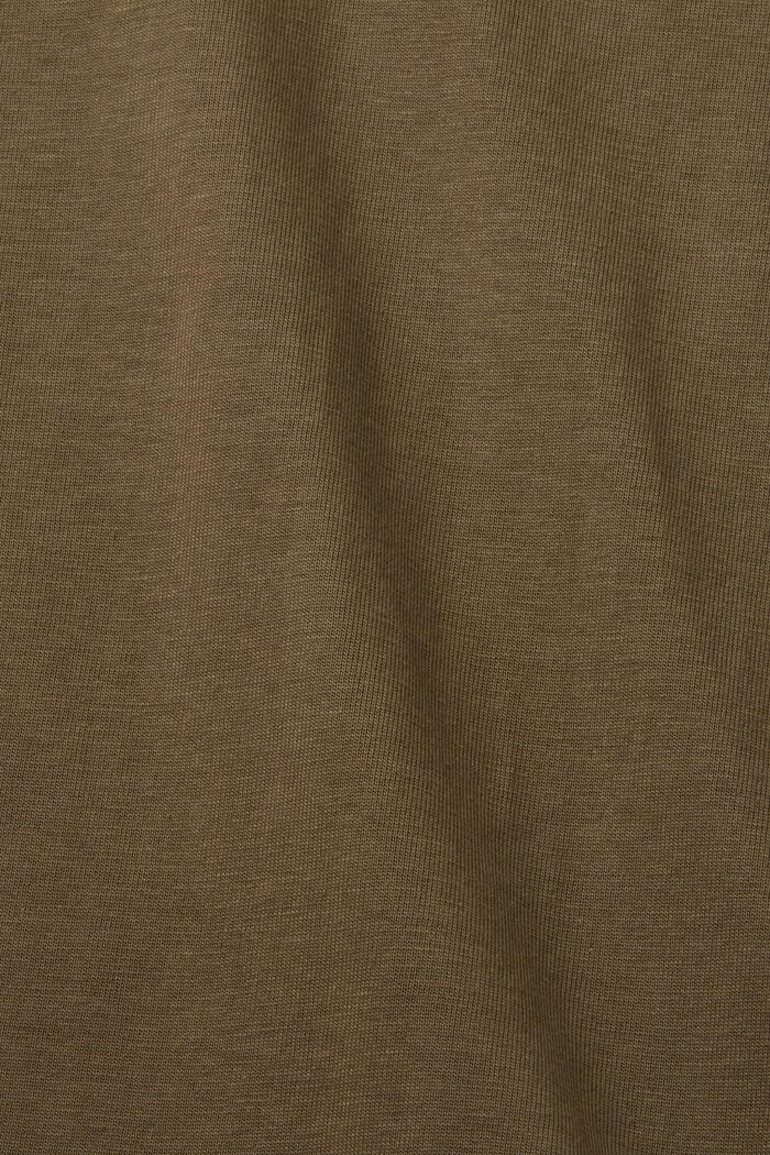 T-shirt Loose Fit, 100% cotone, KHAKI GREEN, detail image number 5