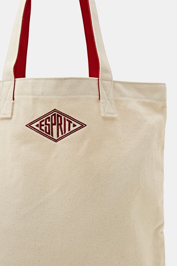 Tote Bag in cotone con logo, ICE, detail image number 1