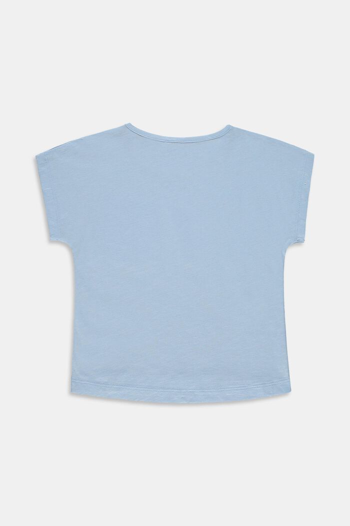 T-shirt con tasca sul petto, 100% cotone, BLUE LAVENDER, detail image number 1