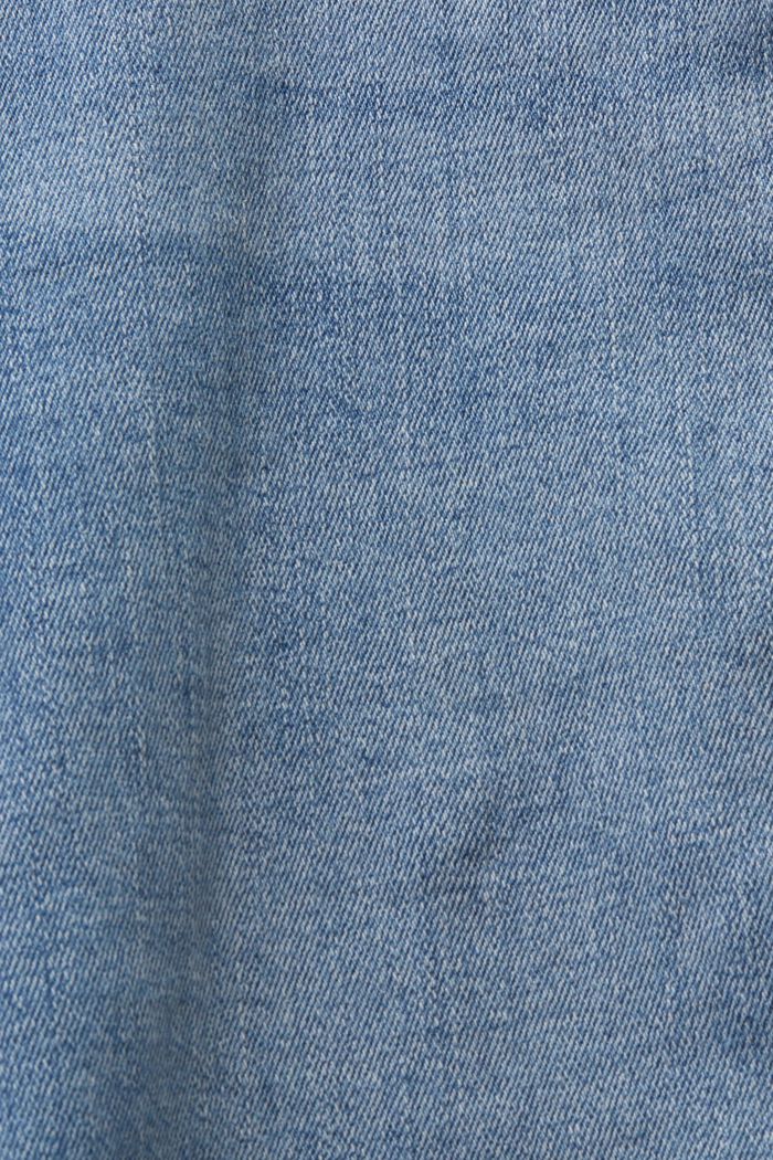 Jeans elasticizzati in cotone biologico, BLUE LIGHT WASHED, detail image number 6