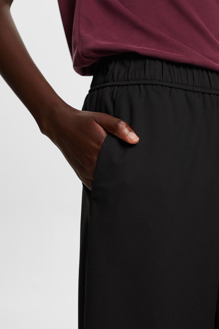 Pantaloni da infilare con gamba larga, BLACK, detail image number 2