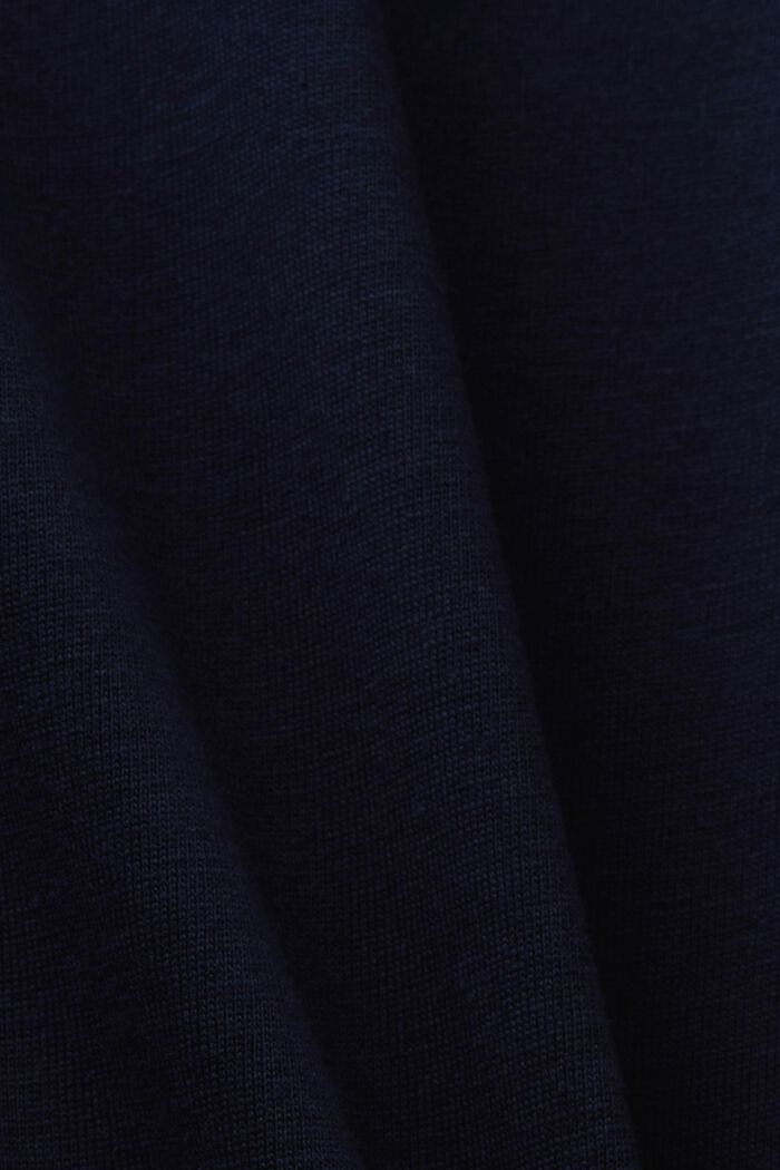 CURVY T-shirt con stampa sul davanti, 100% cotone, NAVY, detail image number 5