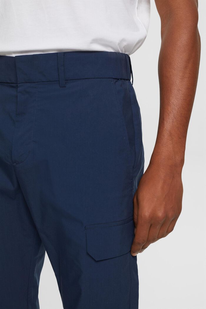 Pantaloni cargo con vita elasticizzata, NAVY, detail image number 2