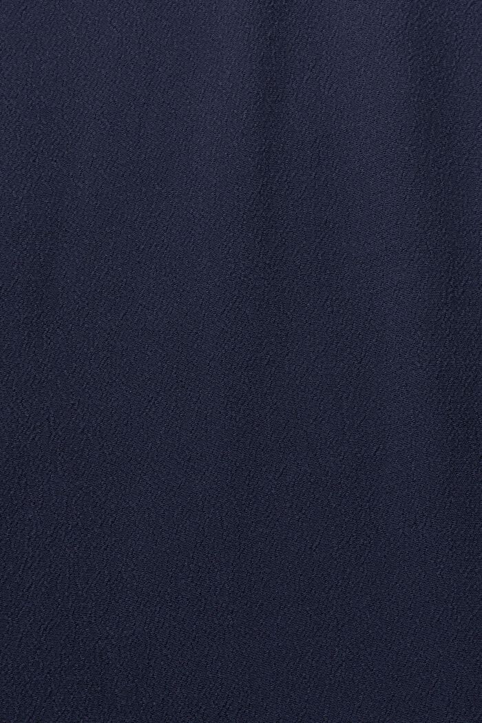 Blusa basic con scollo a V, NAVY, detail image number 4
