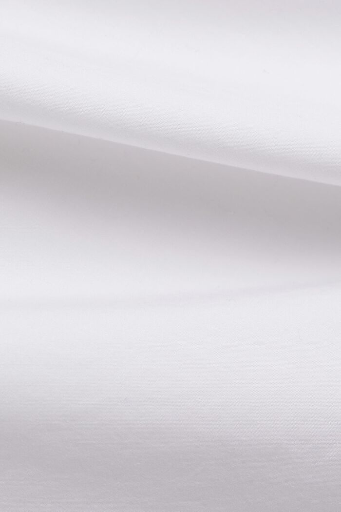Blusa in cotone biologico, WHITE, detail image number 4