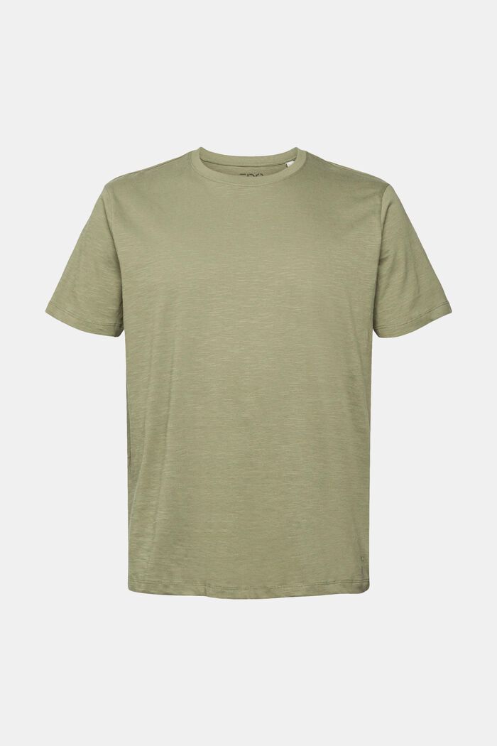 T-shirt in jersey, 100% cotone, KHAKI GREEN, detail image number 5