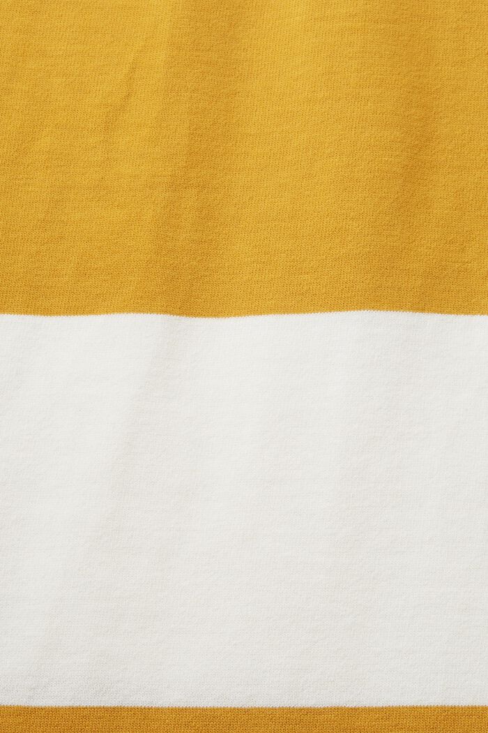 Maglia a righe stile rugby, AMBER YELLOW, detail image number 4