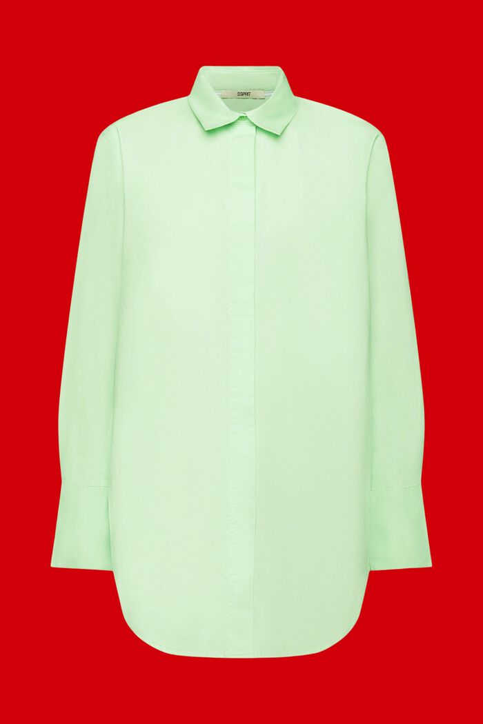 Camicia blusata oversize, CITRUS GREEN, detail image number 6