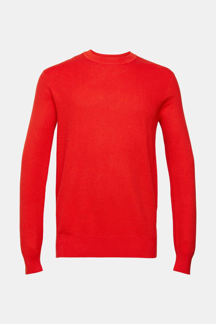 Maglione a righe, RED, detail image number 2