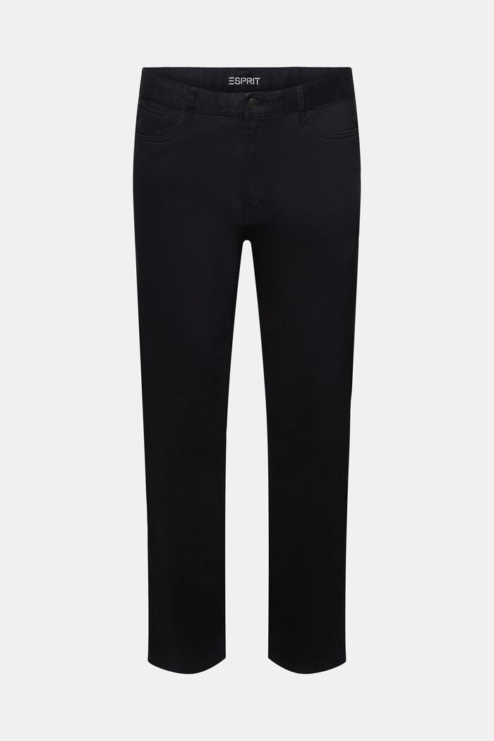 Pantaloni classici dritti, BLACK, detail image number 7