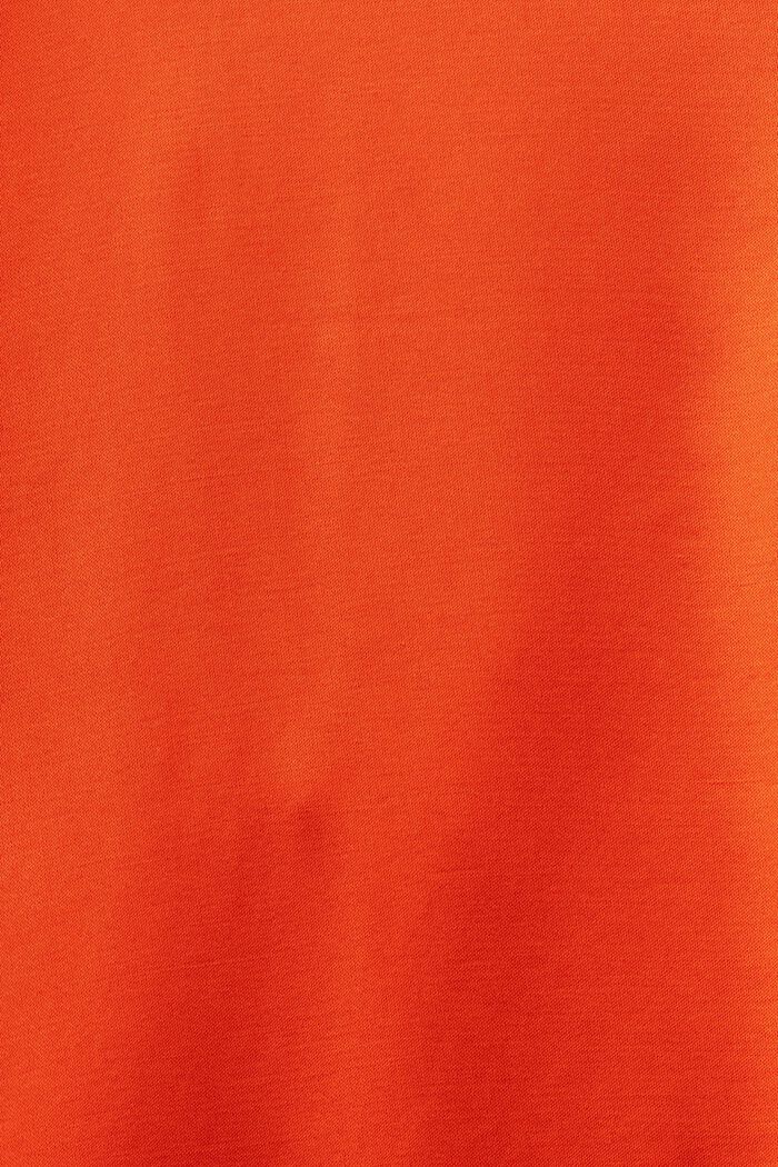 Blusa in raso senza maniche, BRIGHT ORANGE, detail image number 5