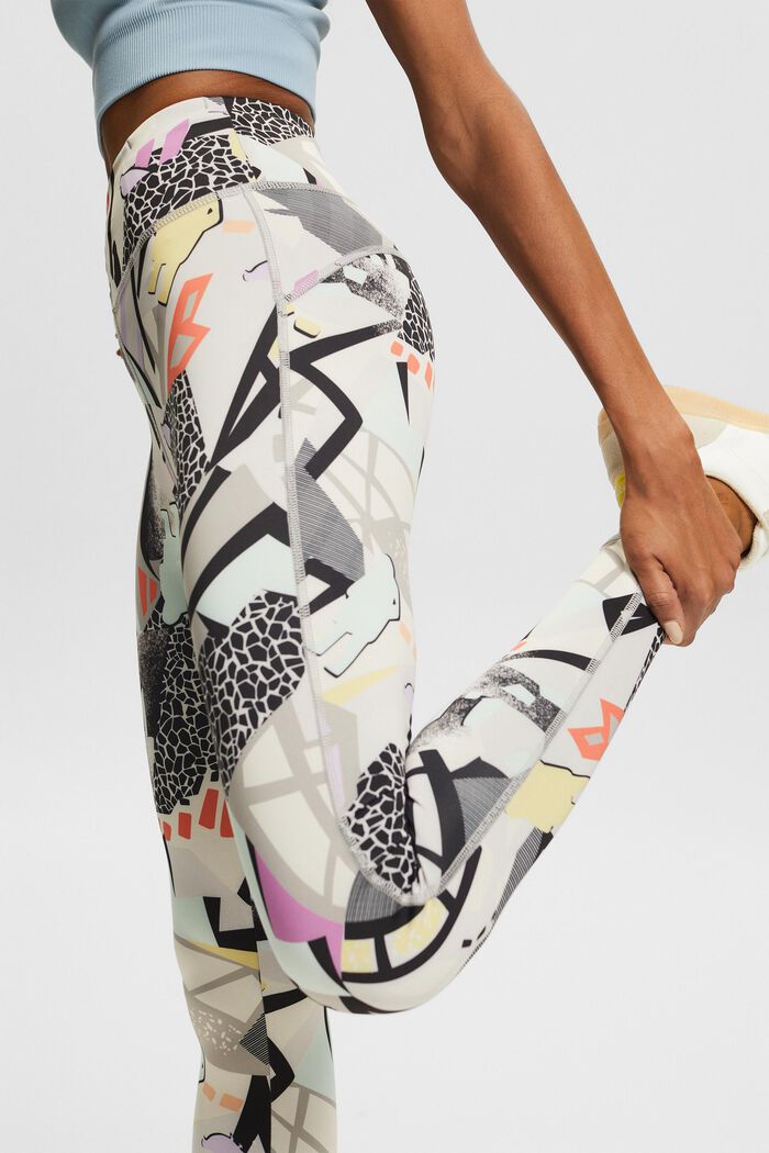 Leggings con stampa, OFF WHITE, detail image number 4