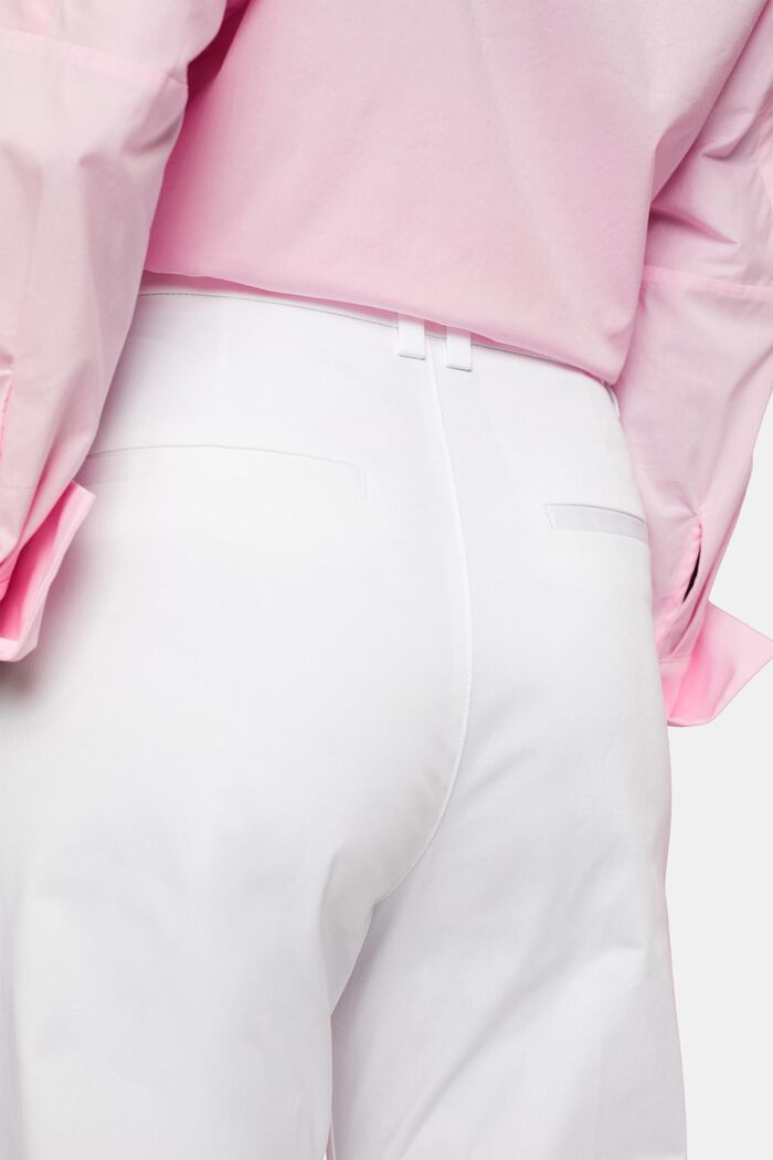 Pantaloni chino, WHITE, detail image number 4