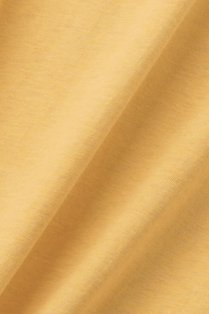 T-shirt in jersey di cotone, SUNFLOWER YELLOW, detail image number 5