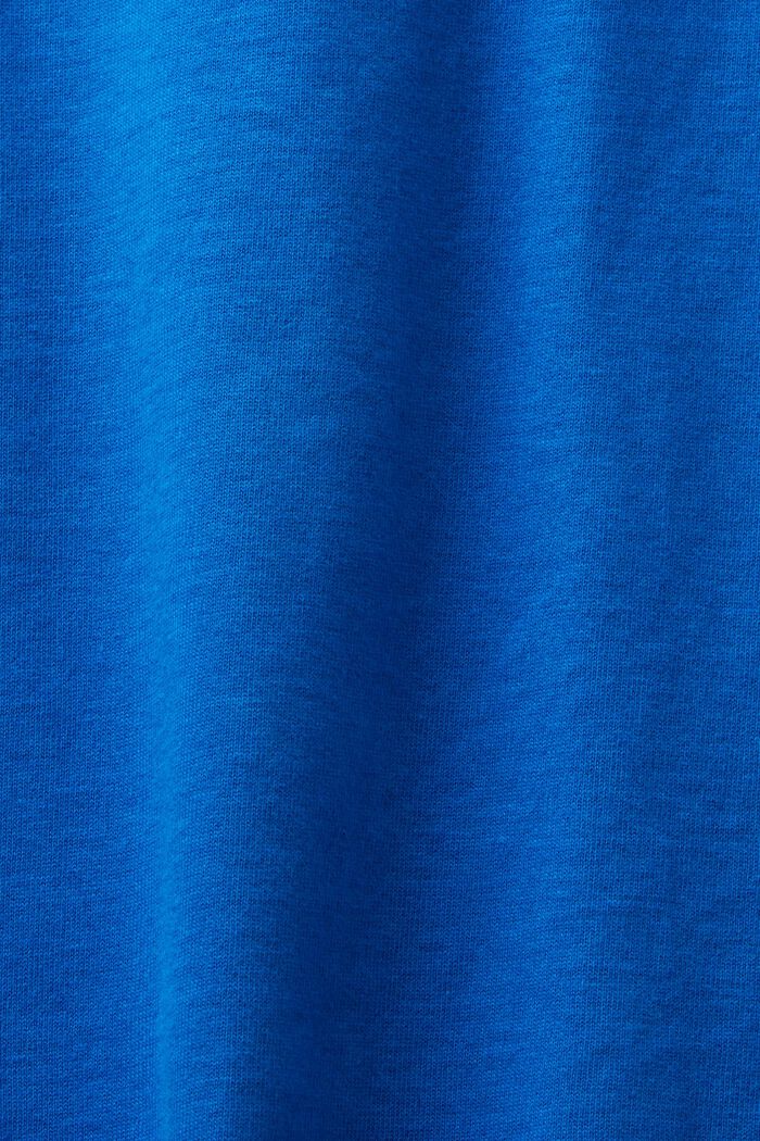 Maglia a maniche lunghe in cotone biologico, BRIGHT BLUE, detail image number 5