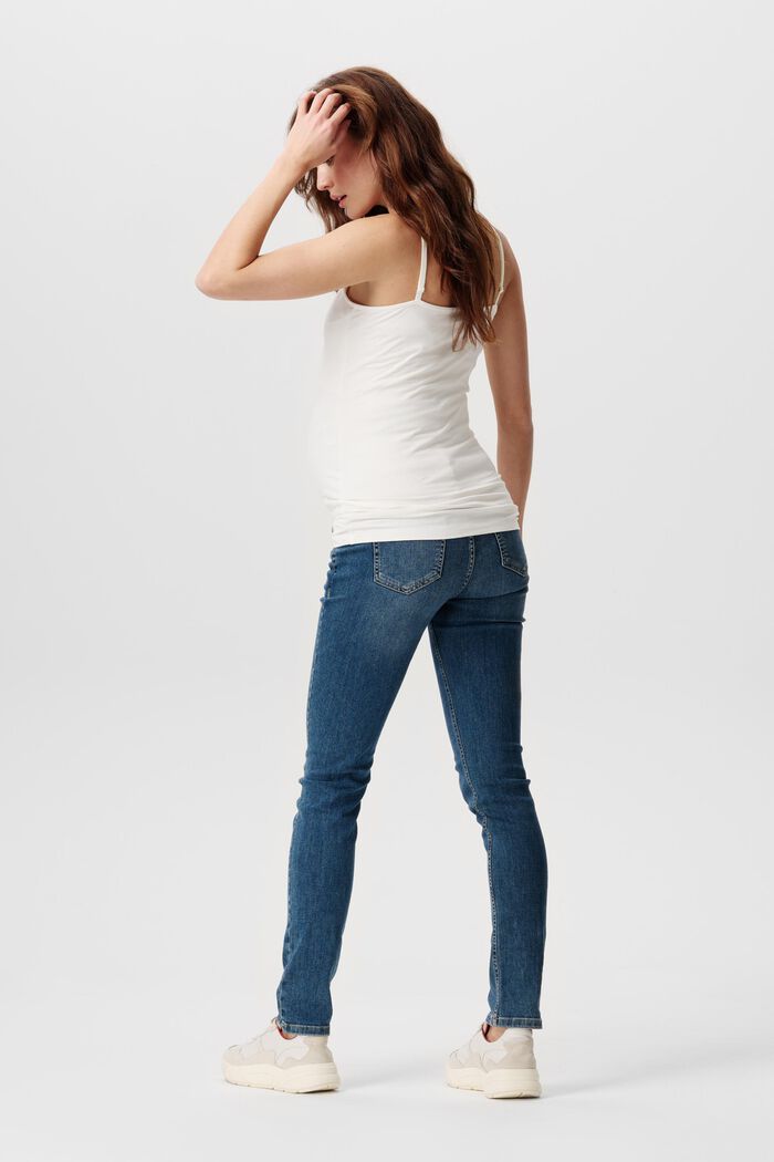 Jeans elasticizzati con fascia premaman, MEDIUM WASHED, detail image number 2