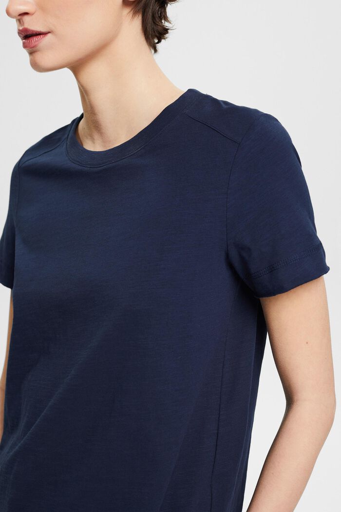 T-shirt in 100% cotone biologico, NAVY, detail image number 0