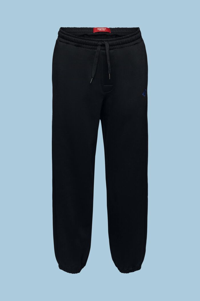 Pantaloni della tuta ricamati, BLACK, detail image number 7