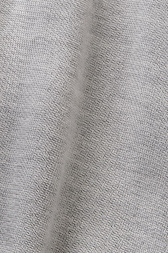 Pullover dolcevita in lana, MEDIUM GREY, detail image number 5