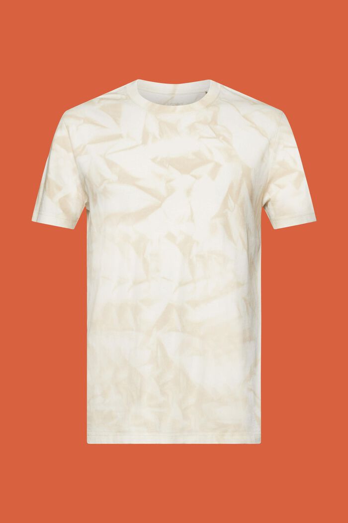 T-shirt girocollo, 100% cotone, SAND, detail image number 6