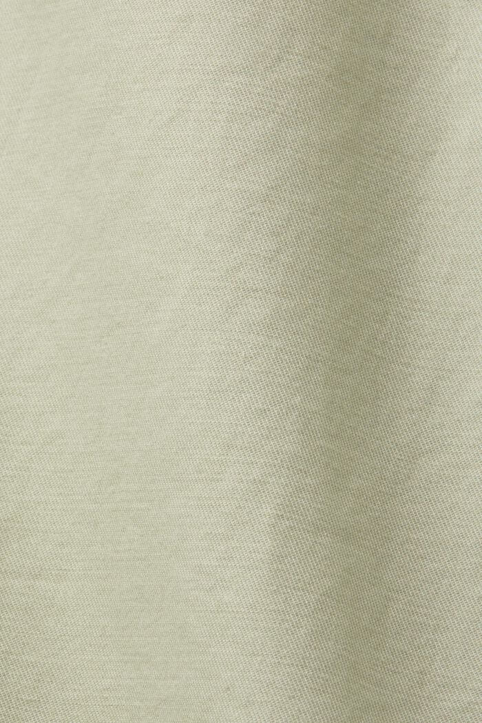 Shorts in twill di cotone, LIGHT GREEN, detail image number 6