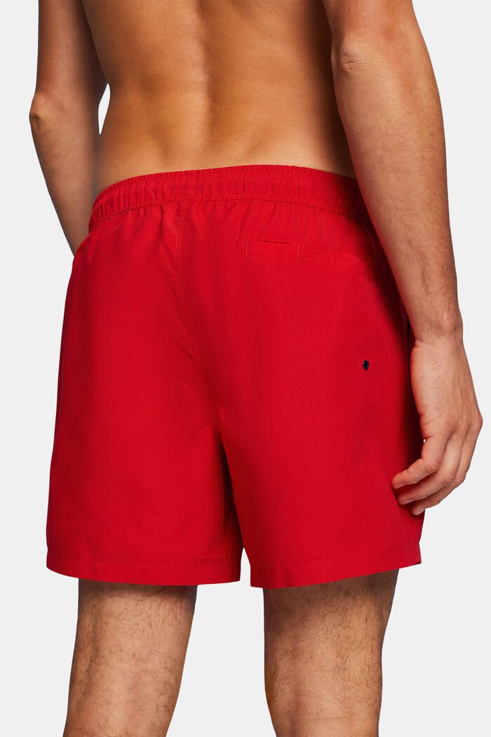 Pantaloni da spiaggia con vita elastica, ORANGE RED, detail image number 4